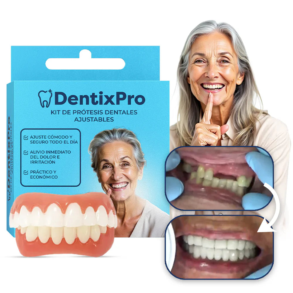 Dentix Pro - Kit de próteses dentales ajustables